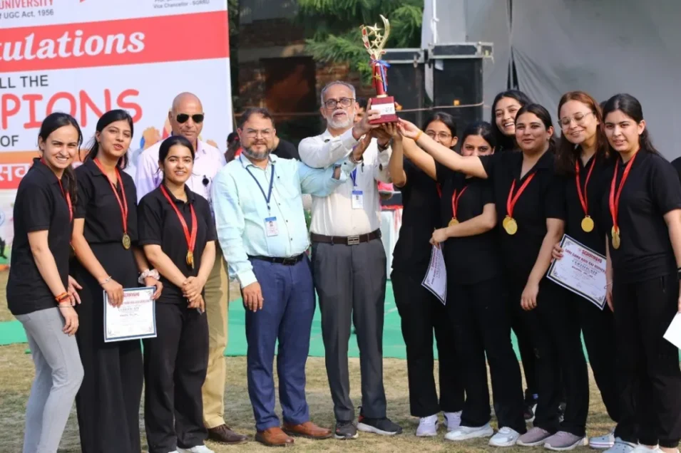 SGRRIM&HS concludes Athletica-2024 with MBBS 2020 batch crowned overall champions. Ayush Uniyal and Dhriti Deupa named Athletes of the Year.