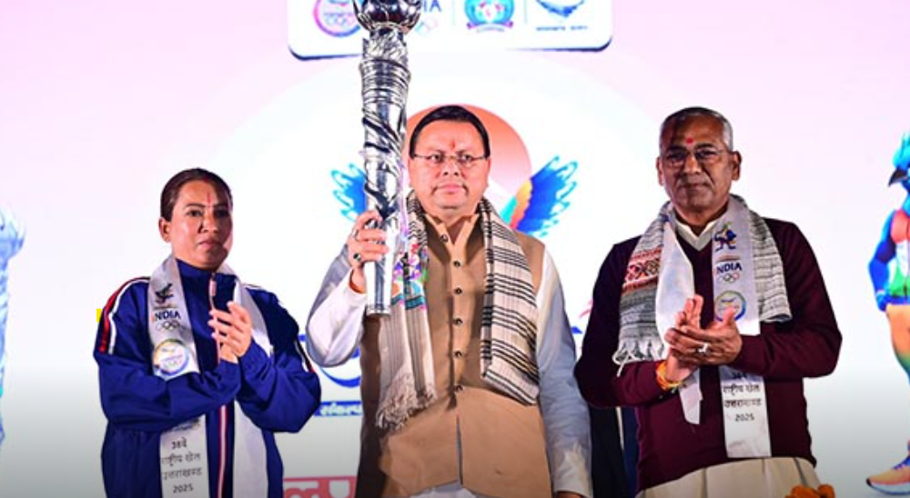 Grand Welcome for National Games Torch ‘Tejaswini’ in Gopeshwar