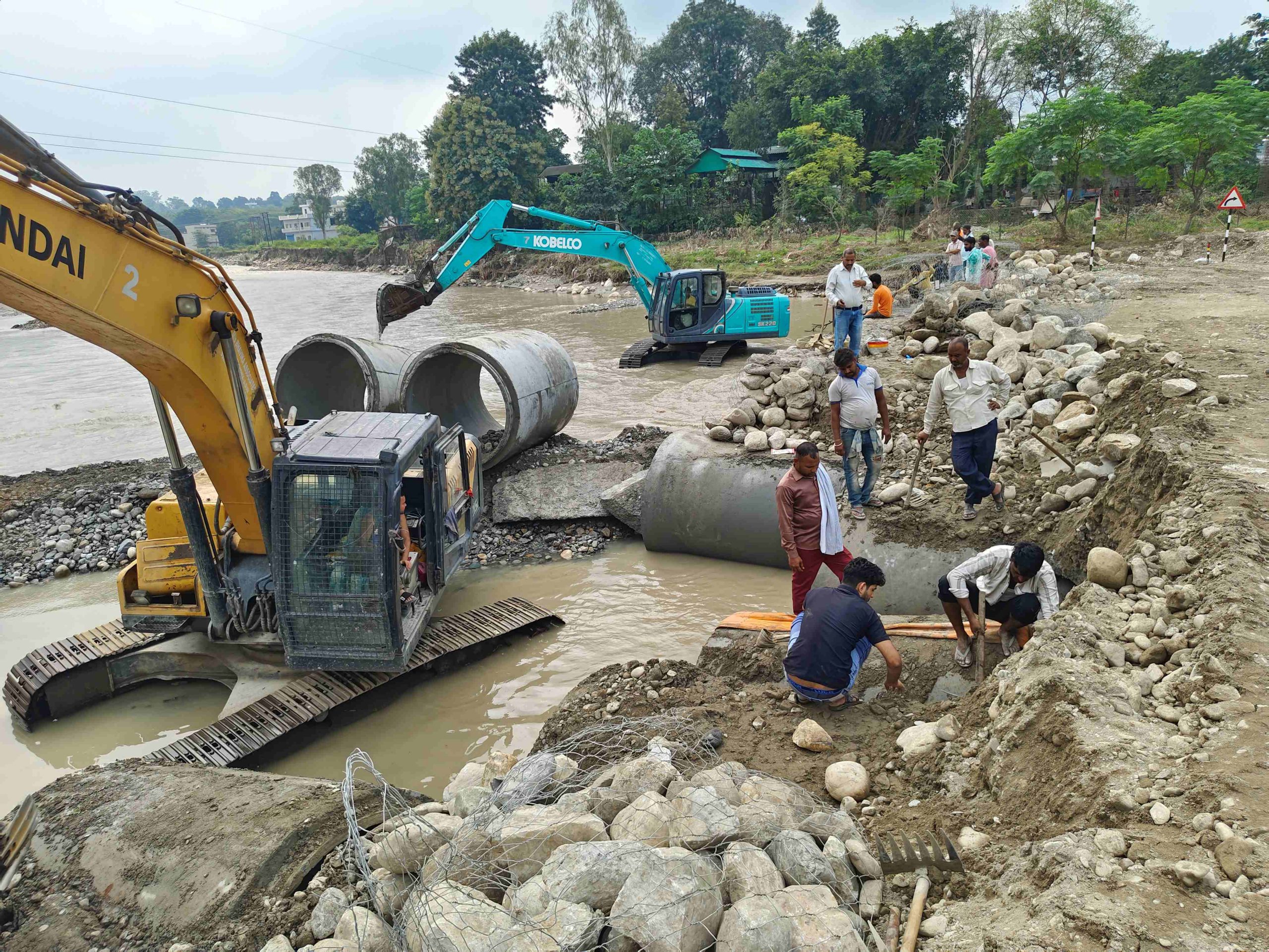Temporary bridge collapses near Premnagar, no casualties reported  