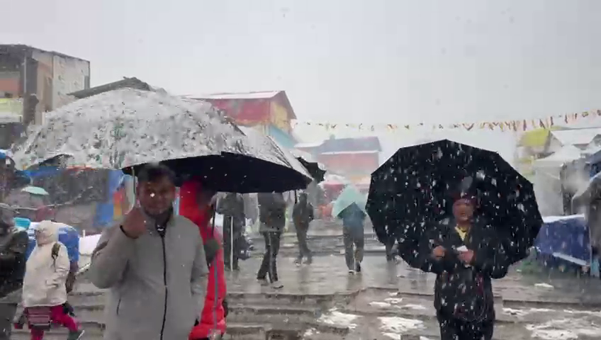 Kedarnath, Hemkund get first snowfall of season; rains in Doon