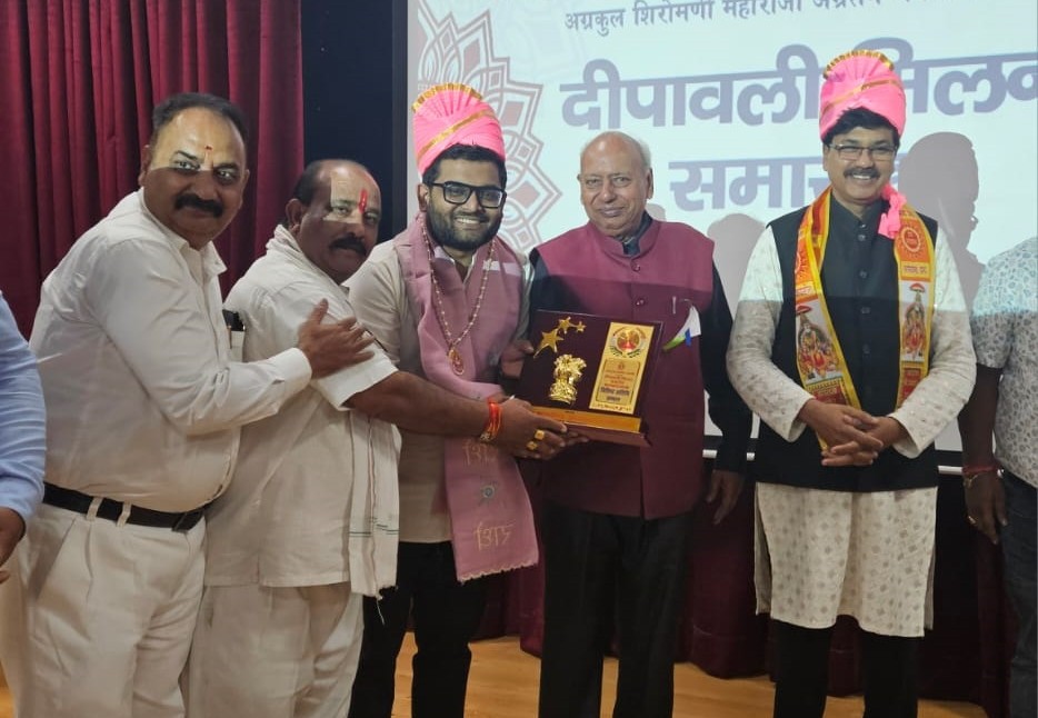 Subharti University VC Prof Dr Himanshu Aeron receives “Agraratna Bhushan Samman”