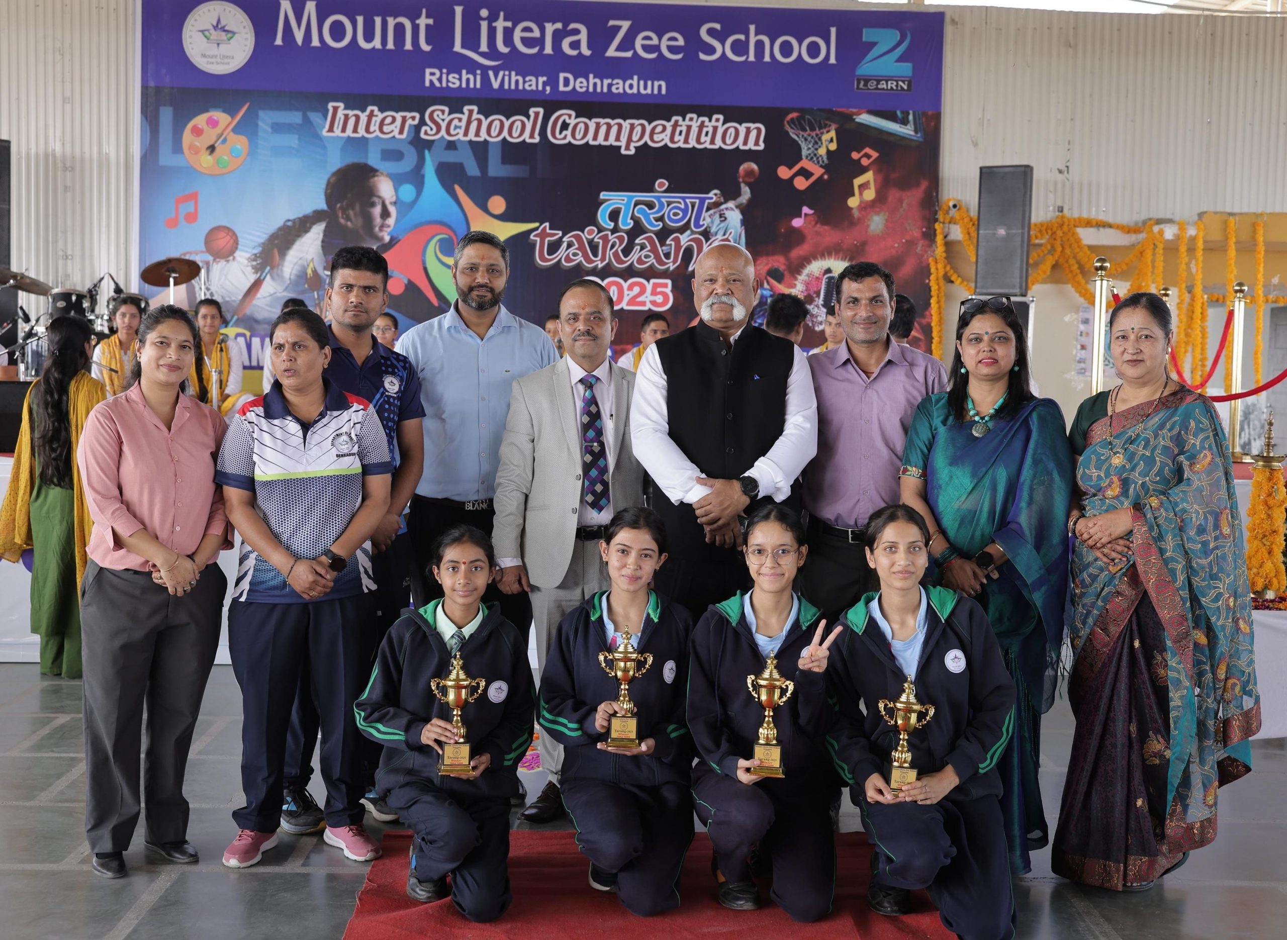 Closing Ceremony of ‘Tarang Inter-School Competition’ held at Mount Litera Zee School