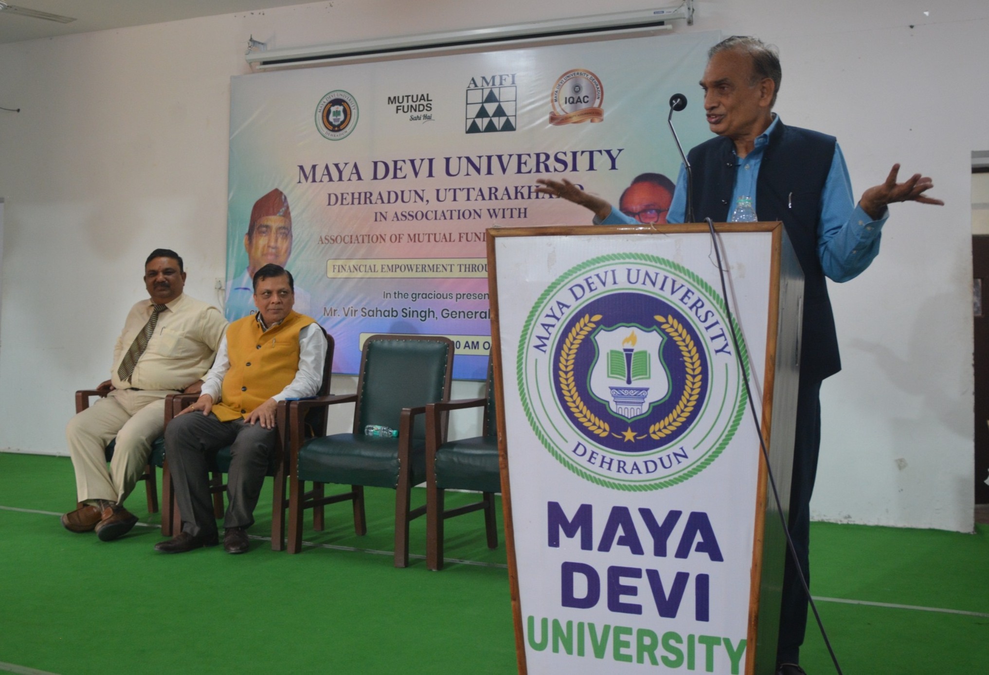 Investment awareness prog held at Maya Devi University