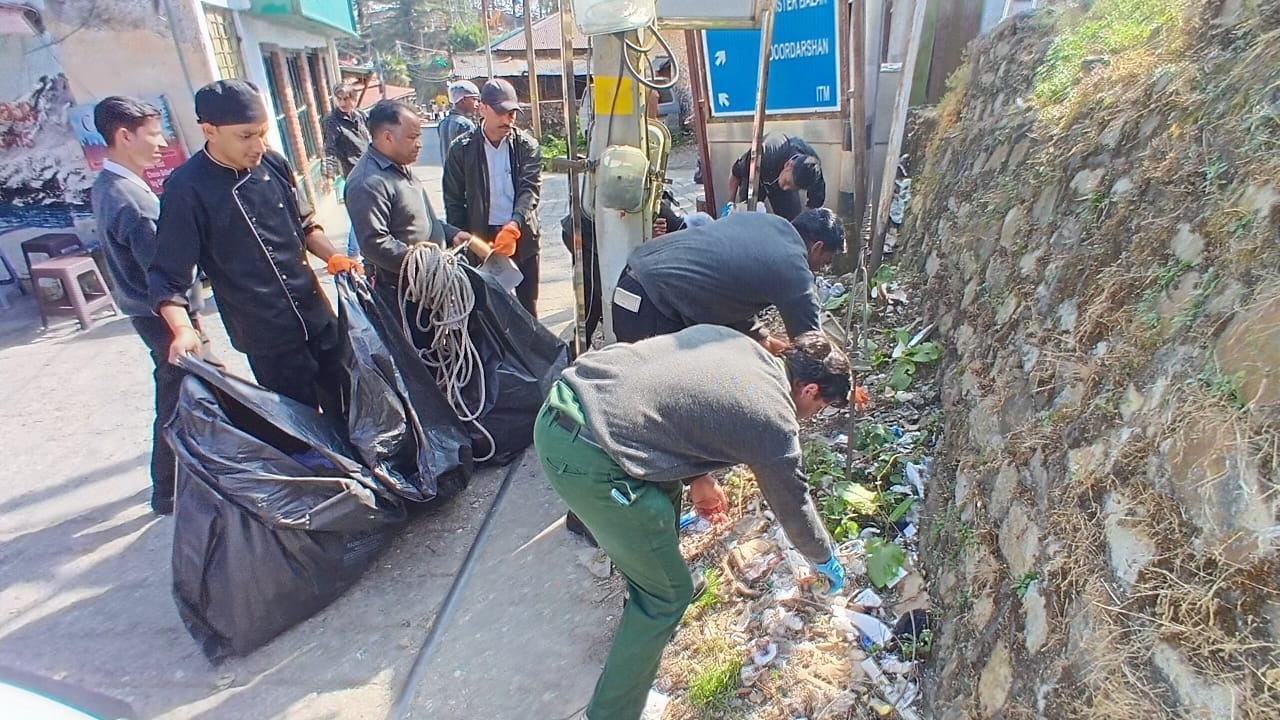 Rokeby Manor team conducts Cleanliness Drive to preserve Landour’s natural charm