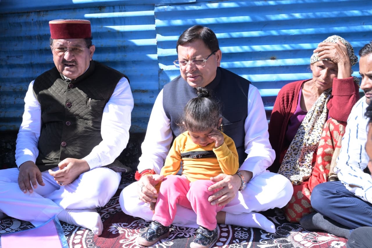 CM celebrates Igas with disaster victims in Rudraprayag