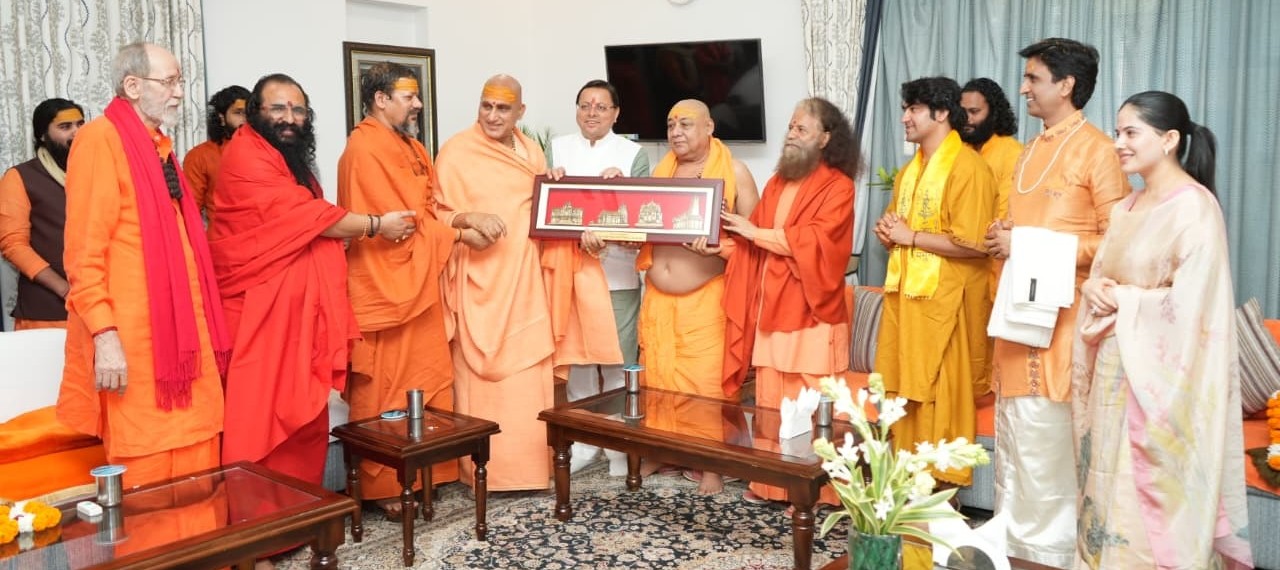 Sages, spiritual leaders extend full support to CM for grand Haridwar Kumbh 2027