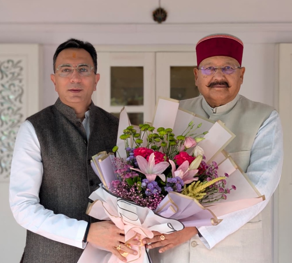 Maharaj discusses Cyber Crime & Laws with Union Minister Jitin Prasada