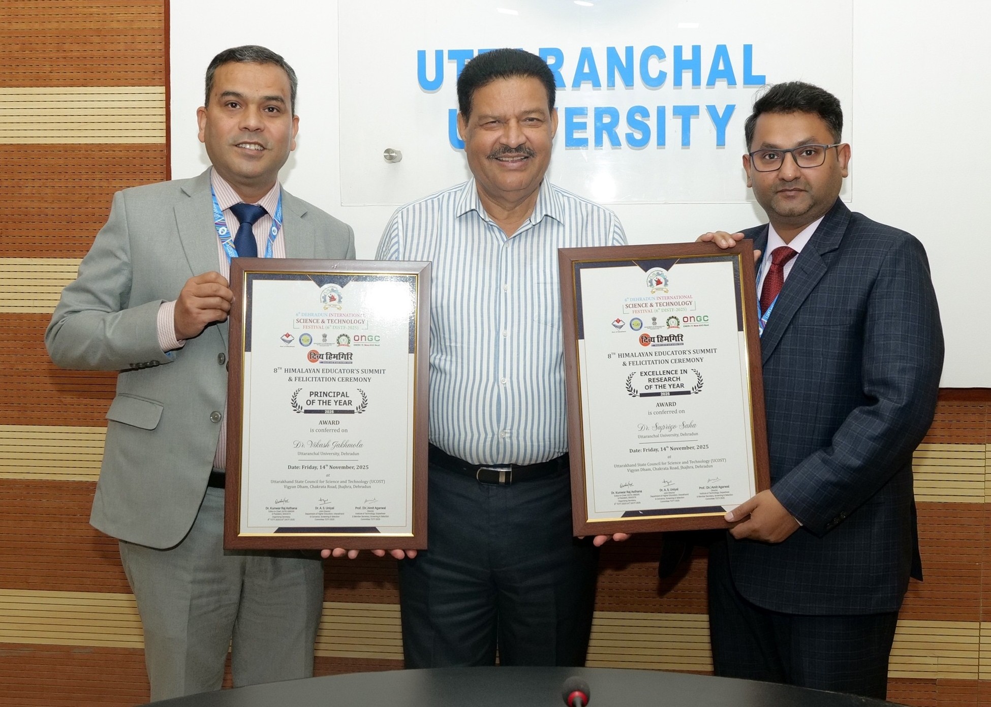 Uttaranchal varsity faculty bags Teacher of the Year 2025 awards