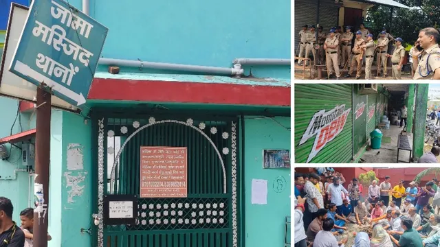 Illegal Jama Masjid Sealed in Thano Area of Dehradun Amid Tight Security