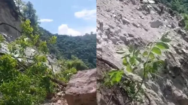 Chamoli: Landslides Disrupt Traffic as Heavy Rain Cuts Off Karnaprayag-Simli and Several Other Roads