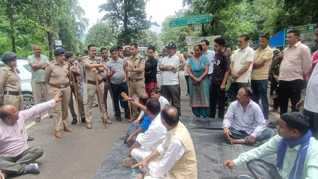 almora-villagers-stage-highway-protest-over-fatal-tiger-attacks-demand-permanent-solution-to-human-wildlife-conflict